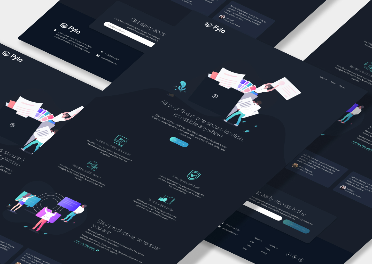 Fylo Landing Page preview